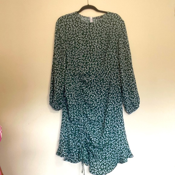 green emerald velvet dress SheIn Women's Summer Floral Ruched Bust Tied Shoulder Short Cami Dress, Green  Floral, Small : Buy Online at Best Price in KSA